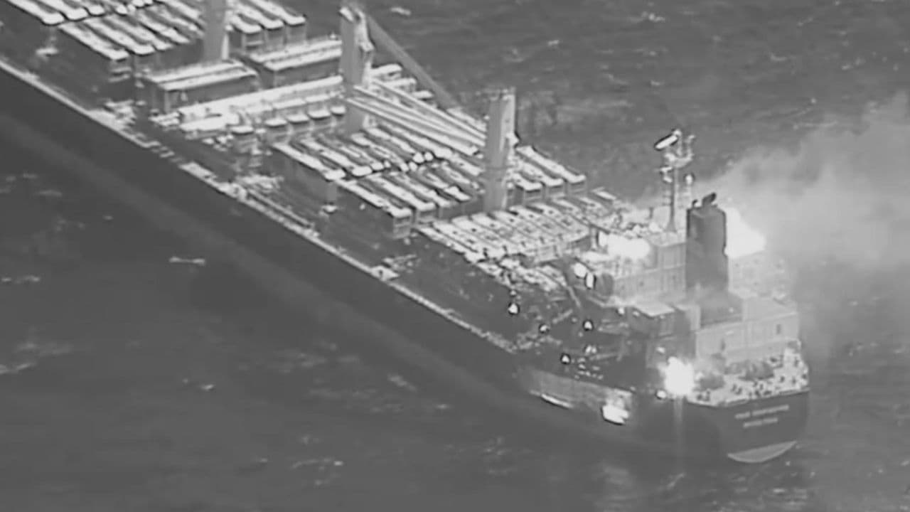 Rebeldes huties - Foto de US Central Command