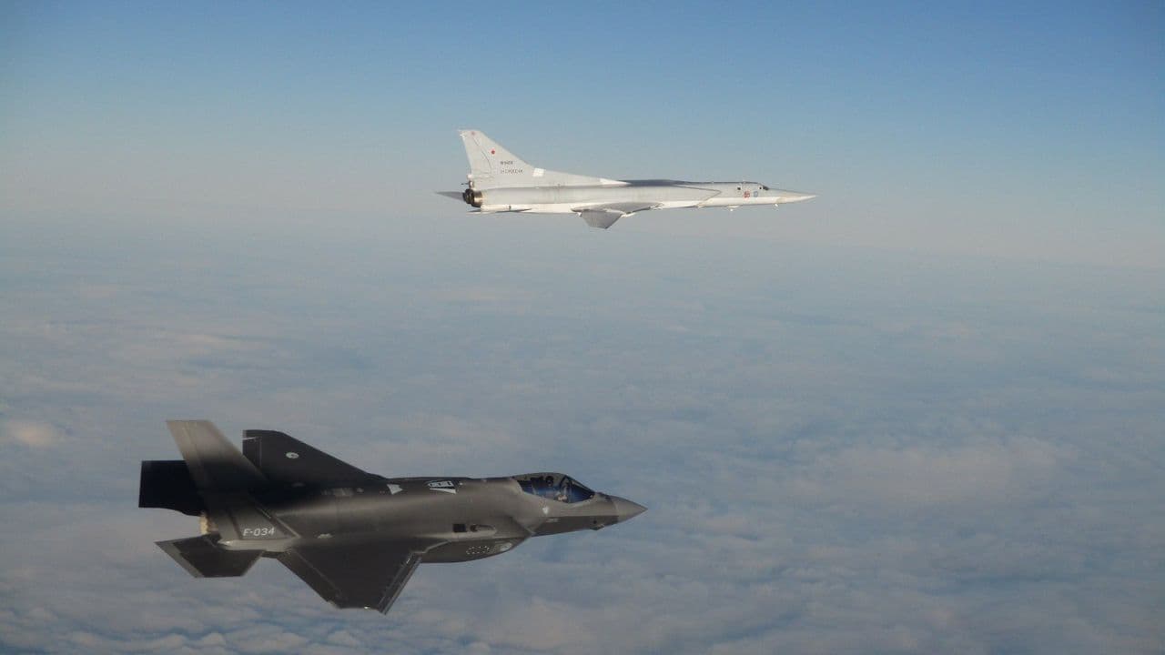 F-35 holandeses interceptan aviones rusos armados sobre el Báltico