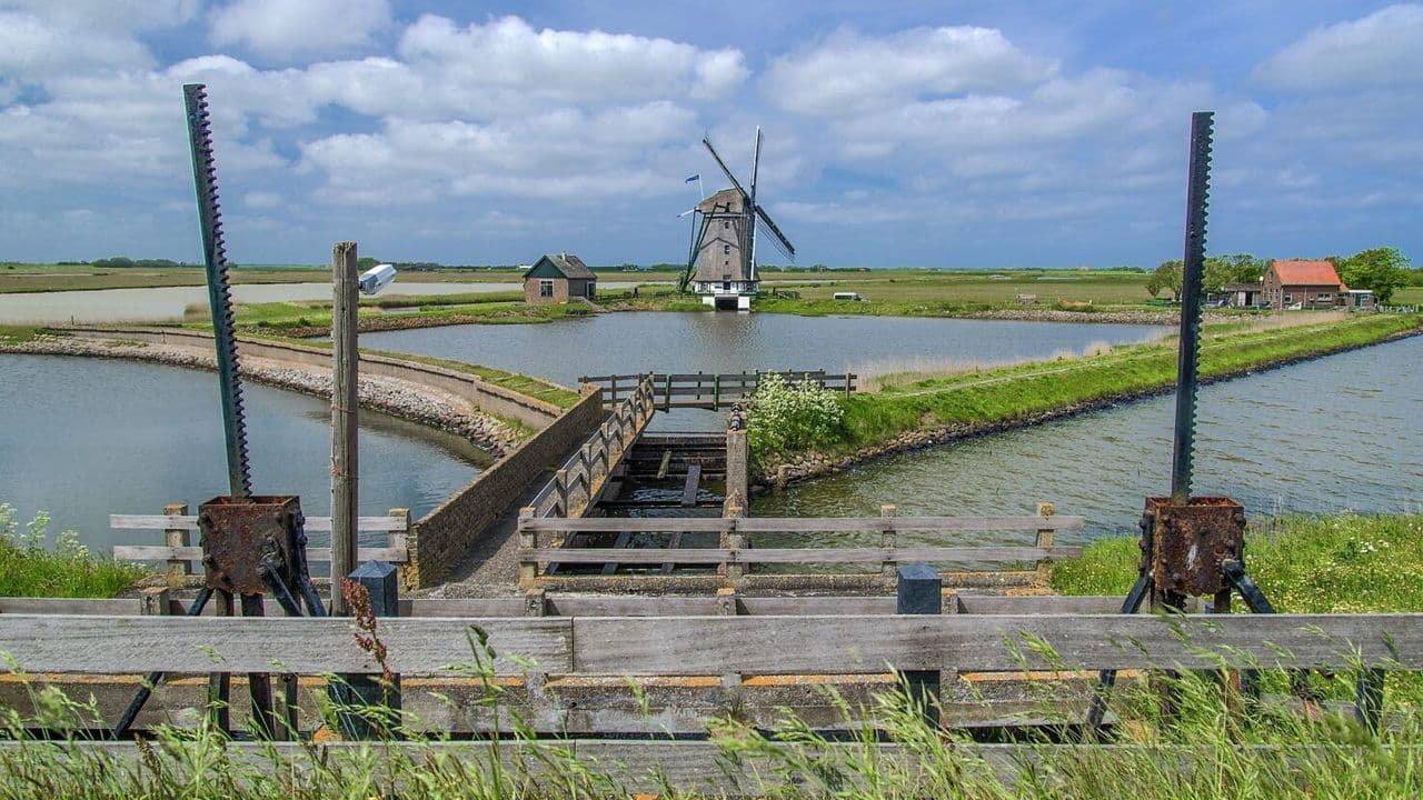 Dique en Texel 