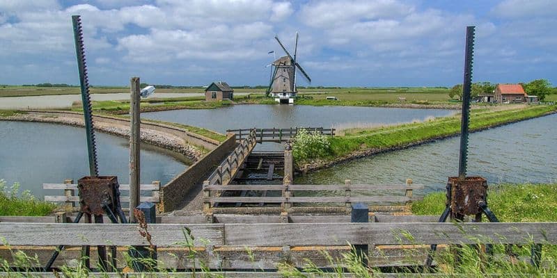 Dique en Texel 