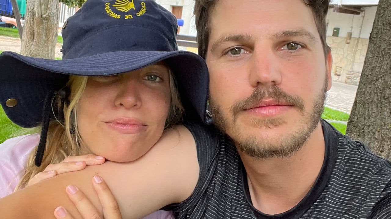 Mercedes y su pareja 