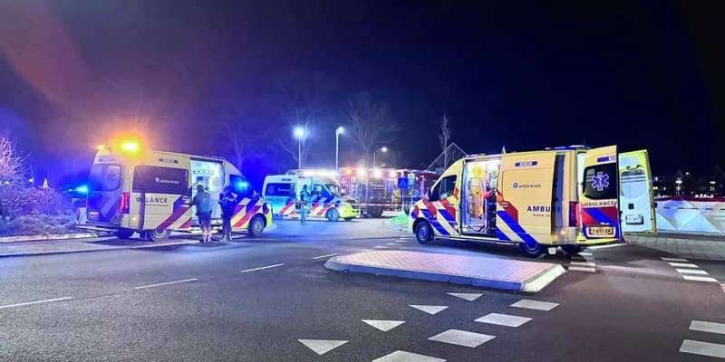 Ambulancias en Nunspeet tras accidente