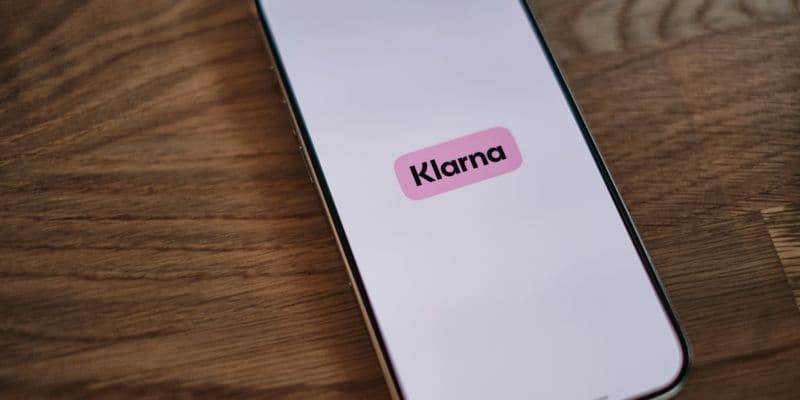 App Klarna en un teléfono