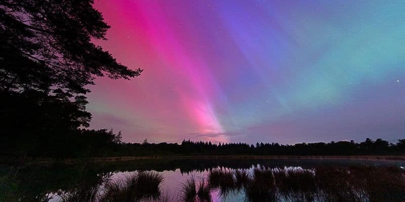 Espectáculo celestial: La aurora boreal ilumina los Países Bajos