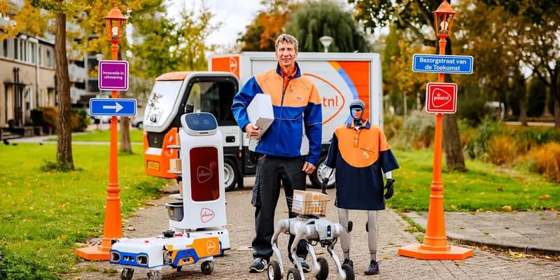 PostNL prueba perros robots para apoyar a repartidores