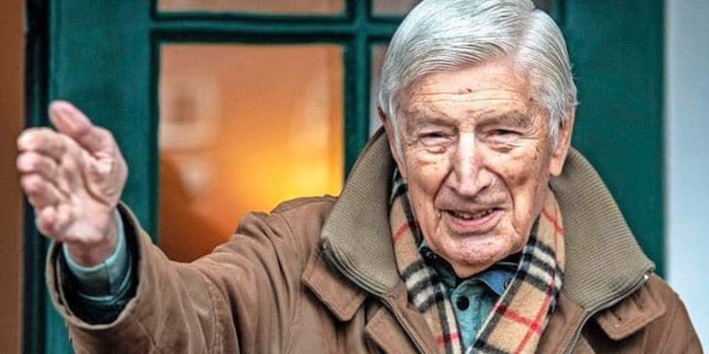 Dries van Agt - Foto de @EllyTurfkruier en X