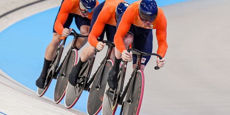 Equipo holandés rompe récord mundial de ciclismo en sprint por equipos