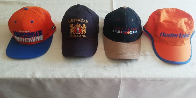 Gorras de los viajes de David por Países Bajos