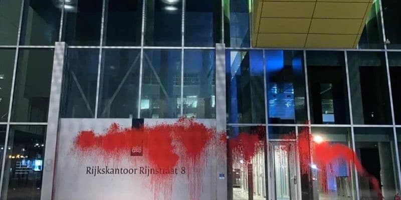 Ministerio de Asustos Exteriores - Foto de Palestine Action Amsterdam en Instagram