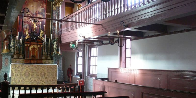 Iglesia secreta del barrio rojo de Ámsterdam nombrada patrimonio de la UE