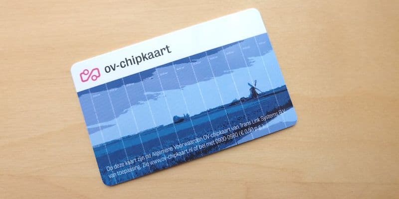 El fin de la tarjeta de transporte público OV-chipkaart