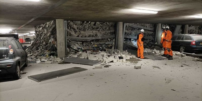 Derrumbe del aparcamiento del hospital Nieuwegein