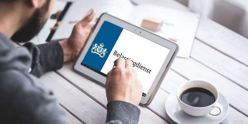 Persona en la web de Belastingdienst