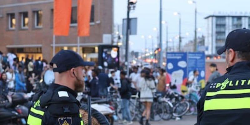 Policía en Scheveningen