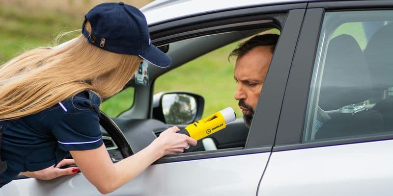 Prueba de alcoholímetro