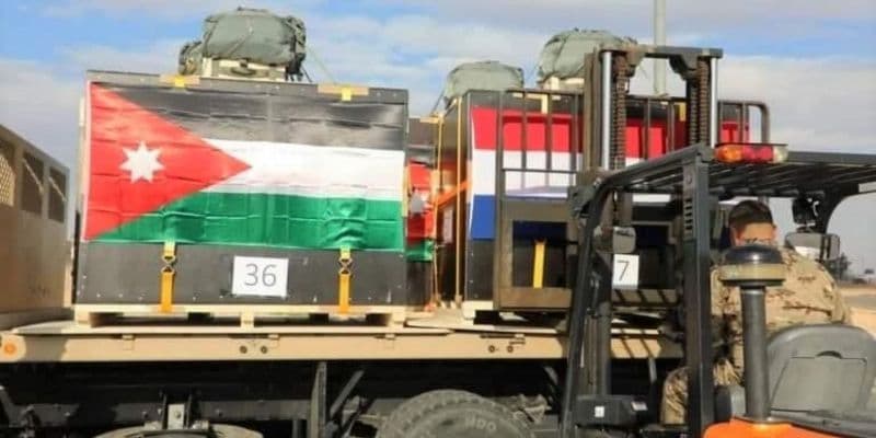 Suministros de los Países Bajos y Jordania para un hospital en Gaza - Foto Defensie.nl