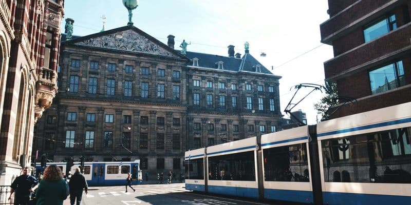 Tranvía en Ámsterdam
