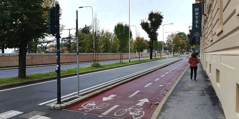 Carril de bicicleta en Holanda