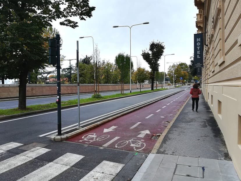 Carril de bicicleta en Holanda