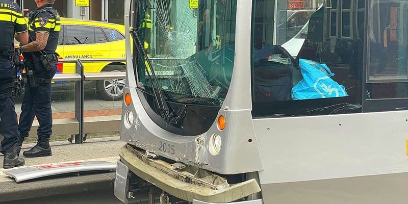 Choque de tranvías en Róterdam: 8 heridos y un conductor detenido